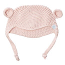 Pink Crochet Bear Toque