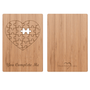Puzzle Heart Love Card