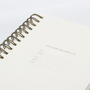 Marble Undated Planner