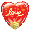18" Bright Love Heart Balloon
