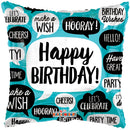 18" Happy Birthday Bubbles Balloon