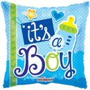 18" It's A Boy Elements Square Balloon