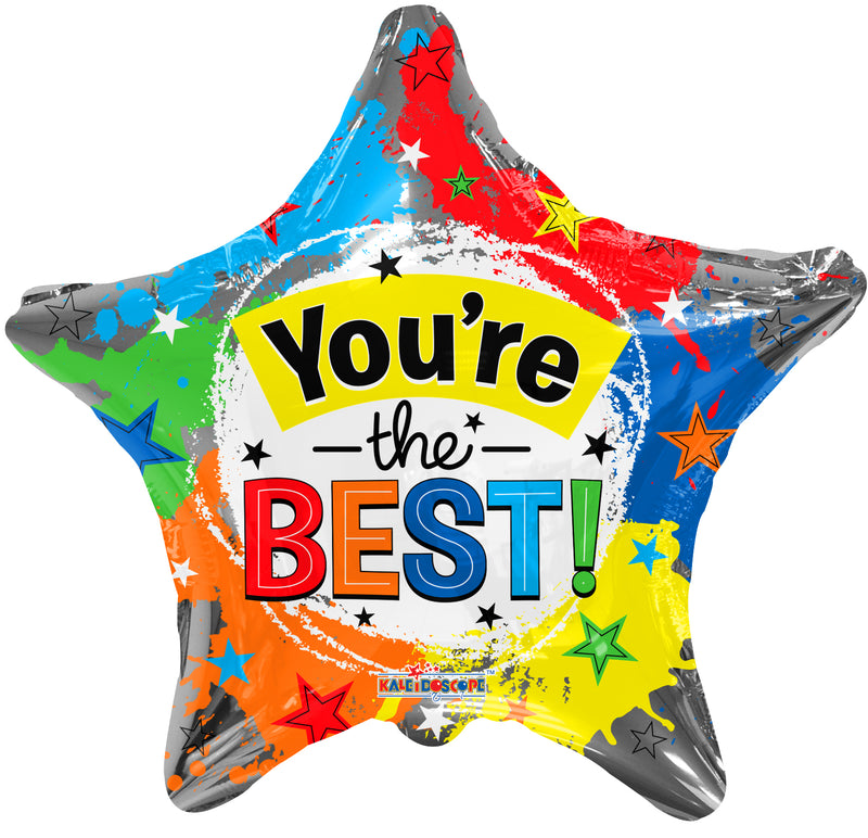 18" You're The Best! Star Balloon