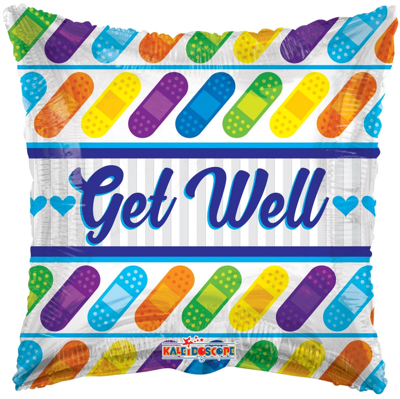18" Get Well Bandages Balloon