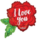 36" I Love Rose Balloon
