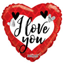 18" I Love You Heart Balloon