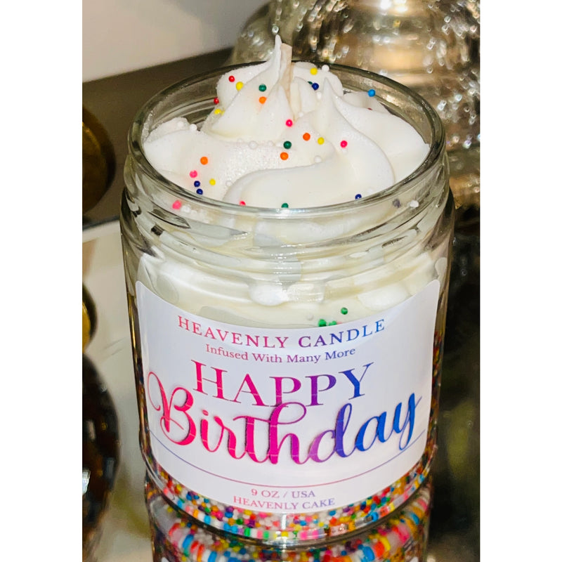 Birthday Cake Scented Candle