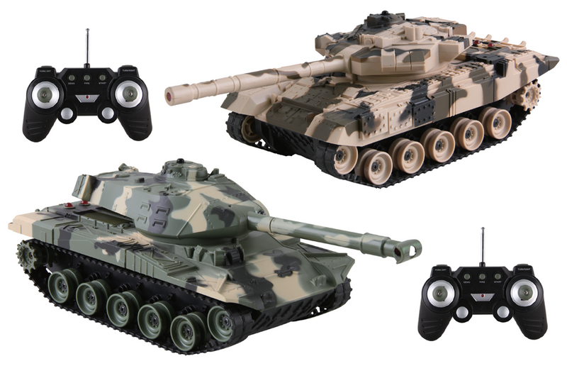 Remote Control Battle Tanks (2 Pack)