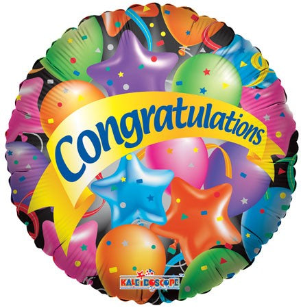 36" Festive Congratulations Balloon