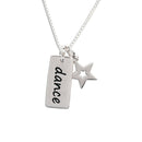 Sterling Silver Girls Dance Bar Necklace for Children & Kids