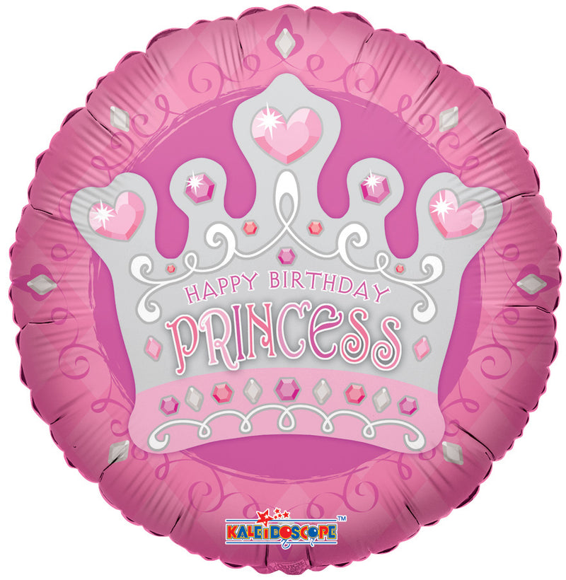 18" Happy Birthday Princess Balloon