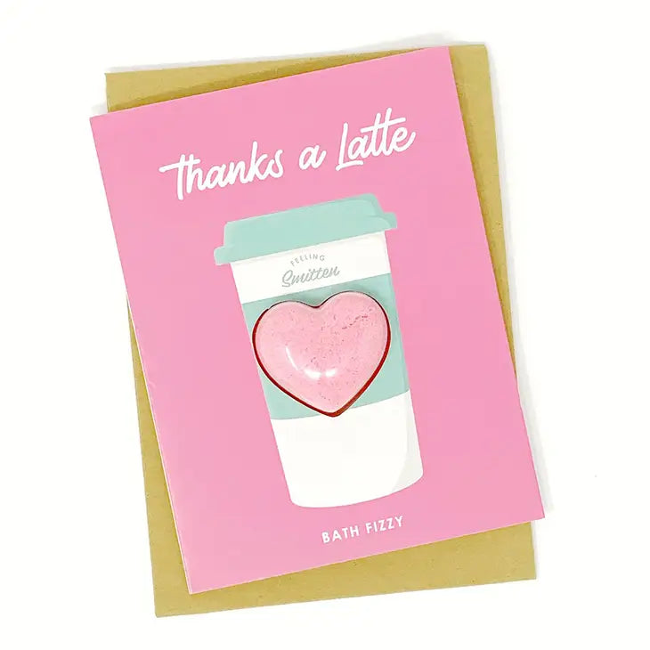 Thanks a Latte Bath Card