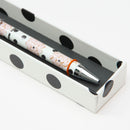 Pink Floral Spot Gold Boxed Pen