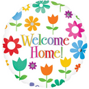18" Welcome Home! Flowers Balloon