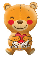 28" Big Hug Get Well Bear Balloon