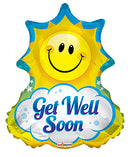 28" Get Well Soon Sun Balloon