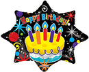 28" Happy Birthday Party Explosion Balloon