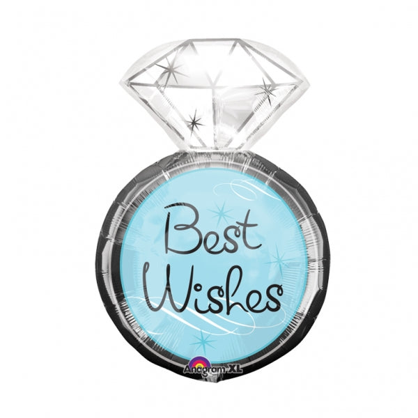 27" Best Wishes Wedding Ring SuperShape