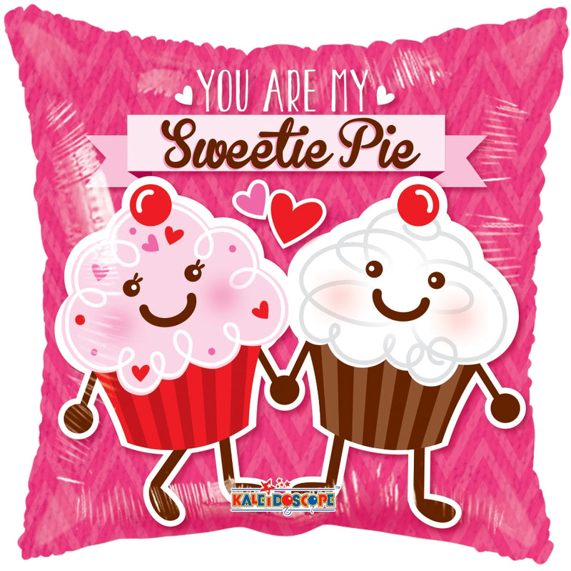 18" You Are My Sweetie Pie Square Balloon