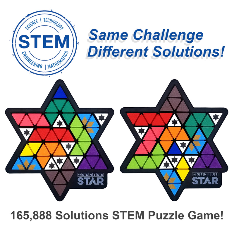 Genius Star - Award Winner 165,888 Solution STEM Puzzle Game