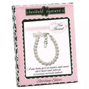 Sterling Silver White Swarovski Pearl Baby Bracelet