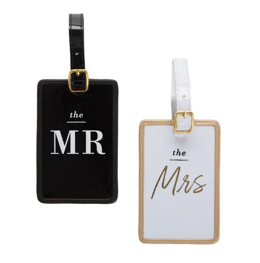 Mr. & Mrs. Luggage Tag Set