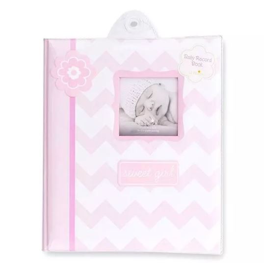 Pink Baby Girl Record Book