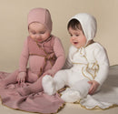 Mauve Mohair Wrap Set
