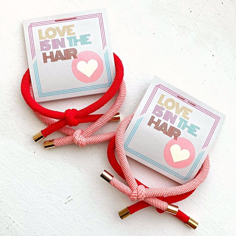 "Love is in the Hair" Hair Tie - Thank You Gift