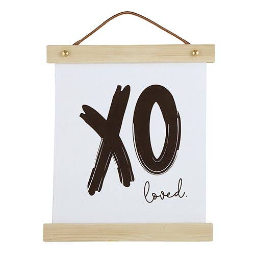 XO Canvas Wall Sign