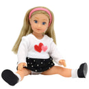 6.5" Mini Posable Doll - Heart Top