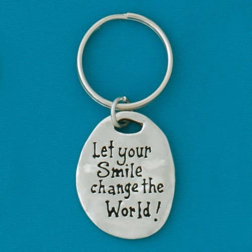 Let Your Smile Quote Keychain (Boxed)