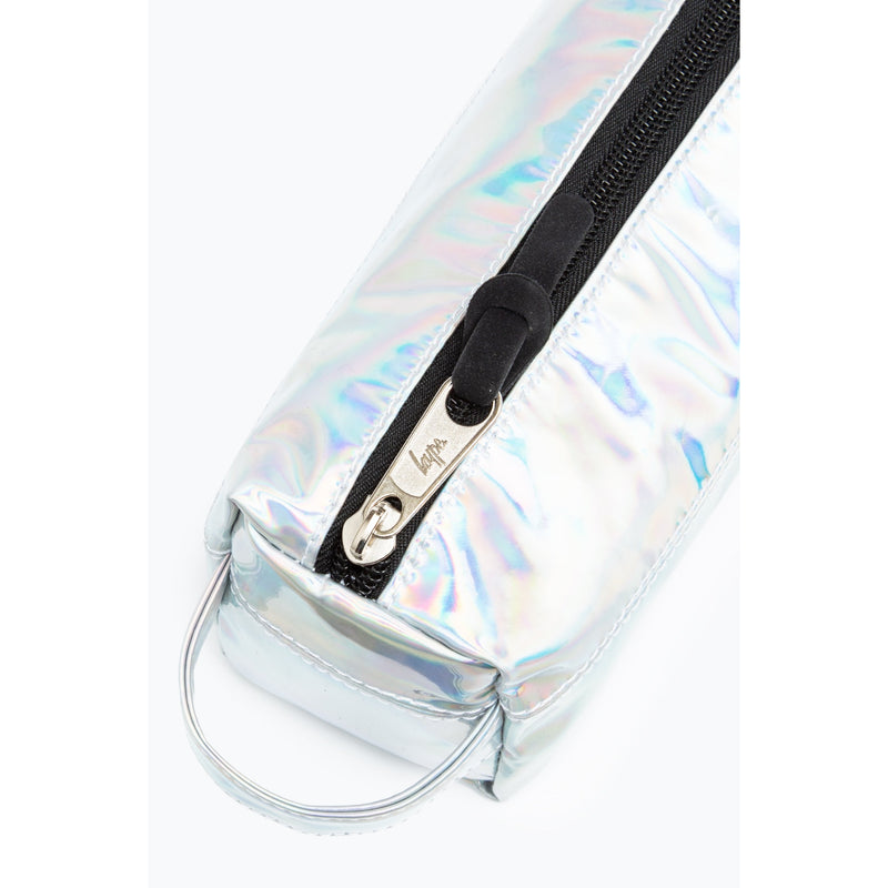 Hype Silver Holographic Pencil Case