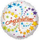 18" Congratulations Stars Balloon