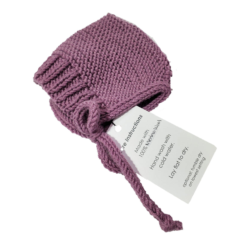 Merino Knit Baby Bonnets