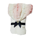 White Snowy Owl Rosewater Minky Towel