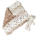 White & Brown Baby Bear Lovey