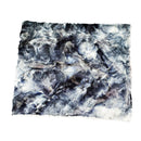 Tie Dye Blue & Luxe Crackle Gray Minky Blanket