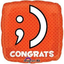18" Texting Congrats ;) Balloon