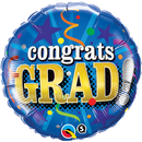18" Congrats Grad! Party Balloon