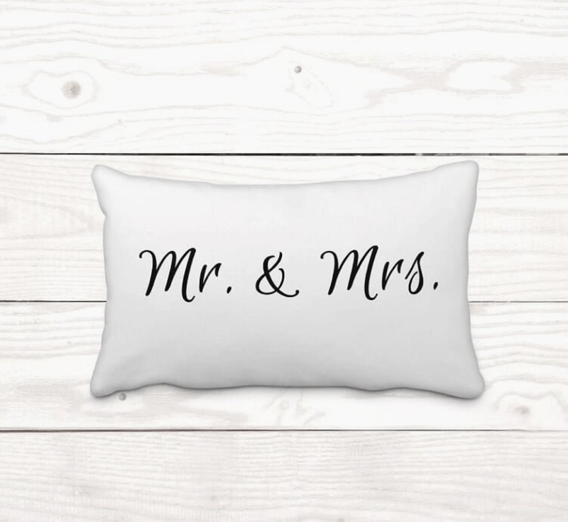 Mr. & Mrs.-Rectangle Pillow