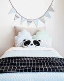 Light Blue Cupcake Pillow