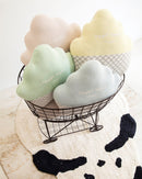 Light Blue Cupcake Pillow