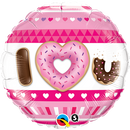 I (Heart) Fuzzy Hearts Balloon