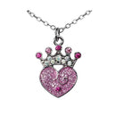 Princess Sparkling Crown Necklace