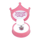 Princess Sparkling Crown Necklace