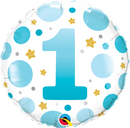 Round Age 1 Blue Dots