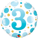 Round Age 3 Blue Dots