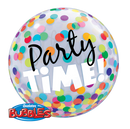Party Time! Colorful Dots Plastic Bubble Balloon