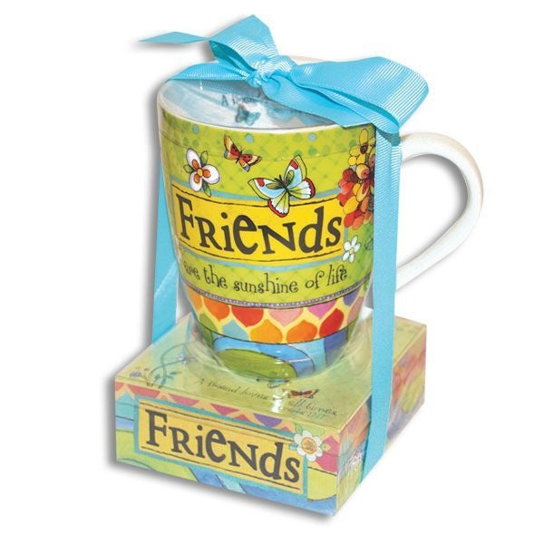 Friends Are Sunshine Mug and Notepad Set